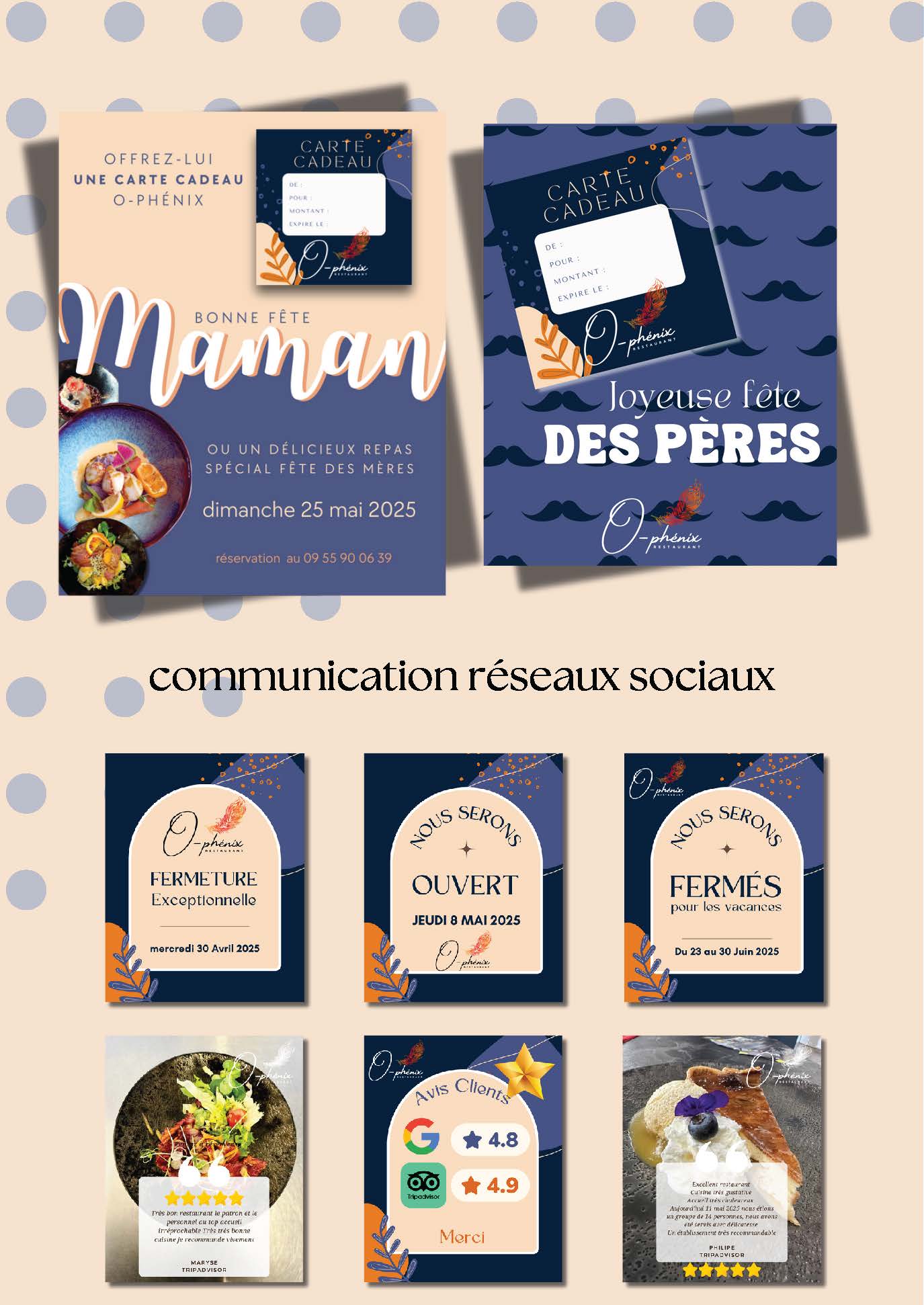 déclinaison de l'identité visuelle sur les réseaux sociaux