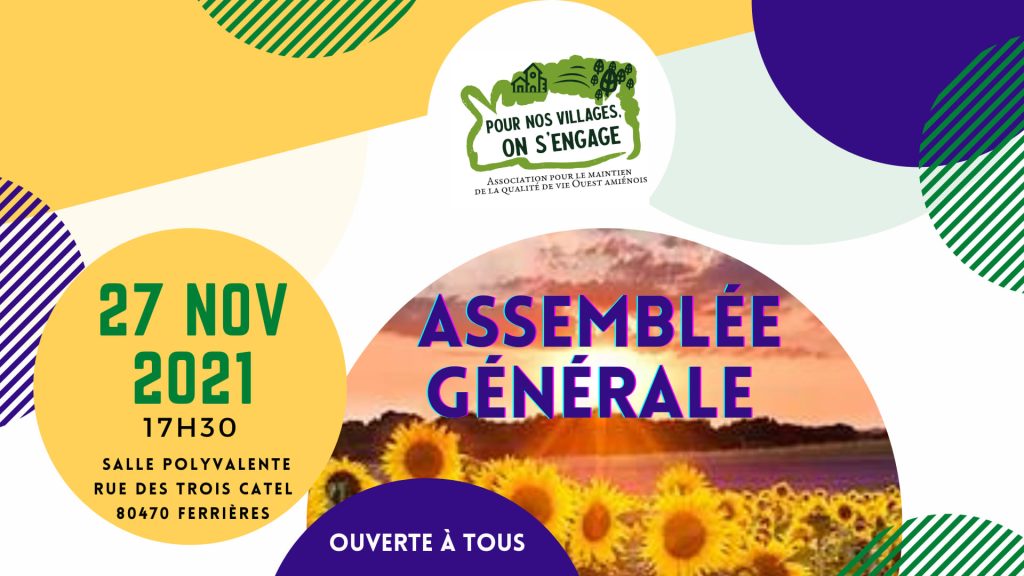 Bannière Facebook de l'association pour le maintien de la qualité de vie Ouest Amienois