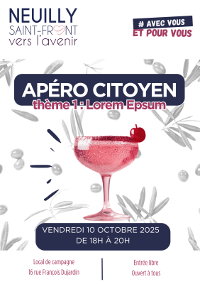 Affiche apero citoyen